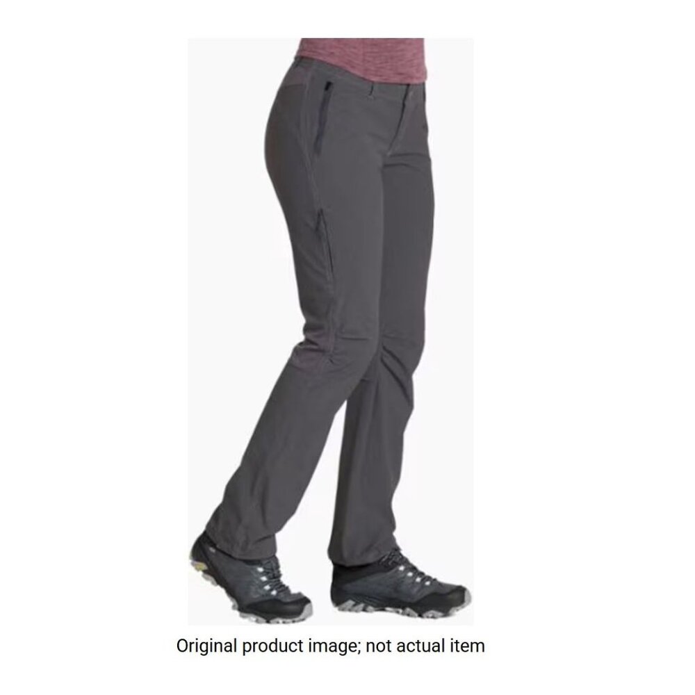 NWT Kuhl Avengr Pants Women's 14 Short RARE HTF Nylon Stretch Dark Gray MSRP$139 - Picture 7 of 12